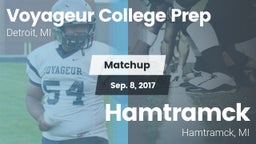 Matchup: Voyageur Prep vs. Hamtramck  2017