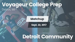 Matchup: Voyageur Prep vs. Detroit Community 2017