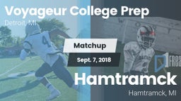 Matchup: Voyageur Prep vs. Hamtramck  2018