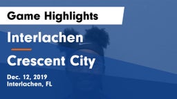 Interlachen  vs Crescent City Game Highlights - Dec. 12, 2019