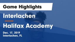 Interlachen  vs Halifax Academy Game Highlights - Dec. 17, 2019