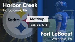 Matchup: Harborcreek vs. Fort LeBoeuf  2016