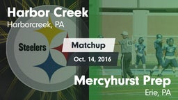 Matchup: Harborcreek vs. Mercyhurst Prep  2016