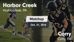 Matchup: Harborcreek vs. Corry  2016