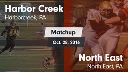 Matchup: Harborcreek vs. North East  2016