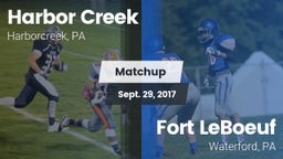 Matchup: Harborcreek vs. Fort LeBoeuf  2017
