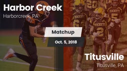 Matchup: Harborcreek vs. Titusville  2018