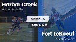 Matchup: Harborcreek vs. Fort LeBoeuf  2019