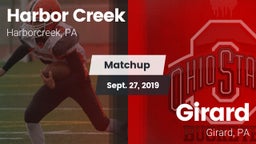 Matchup: Harborcreek vs. Girard  2019