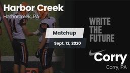Matchup: Harborcreek vs. Corry  2020