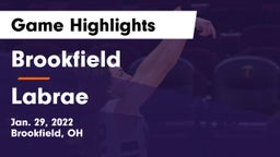 Brookfield  vs Labrae Game Highlights - Jan. 29, 2022