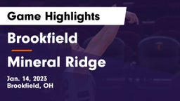 Brookfield  vs Mineral Ridge  Game Highlights - Jan. 14, 2023