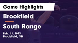 Brookfield  vs South Range Game Highlights - Feb. 11, 2023