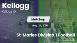 Matchup: Kellogg vs. St. Maries Division 1 Football 2018