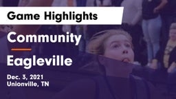Community  vs Eagleville  Game Highlights - Dec. 3, 2021
