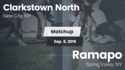 Matchup: Clarkstown North vs. Ramapo  2016