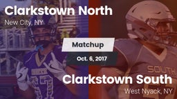 Matchup: Clarkstown North vs. Clarkstown South  2017