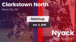 Matchup: Clarkstown North vs. Nyack  2018