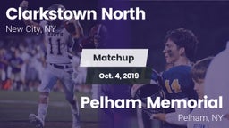Matchup: Clarkstown North vs. Pelham Memorial  2019
