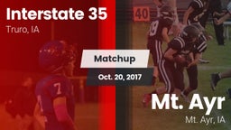 Matchup: Interstate 35 vs. Mt. Ayr  2017