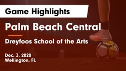 Palm Beach Central  vs Dreyfoos School of the Arts Game Highlights - Dec. 3, 2020