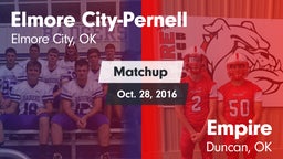 Matchup: Elmore City-Pernell vs. Empire  2016