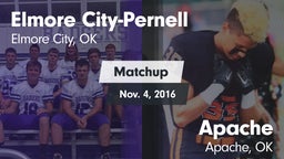 Matchup: Elmore City-Pernell vs. Apache  2016