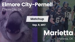 Matchup: Elmore City-Pernell vs. Marietta  2017