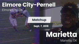 Matchup: Elmore City-Pernell vs. Marietta  2018