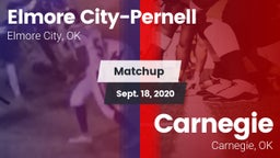Matchup: Elmore City-Pernell vs. Carnegie  2020