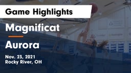 Magnificat  vs Aurora  Game Highlights - Nov. 23, 2021