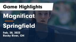 Magnificat  vs Springfield  Game Highlights - Feb. 28, 2023