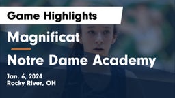 Magnificat  vs Notre Dame Academy Game Highlights - Jan. 6, 2024