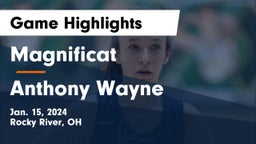 Magnificat  vs Anthony Wayne  Game Highlights - Jan. 15, 2024