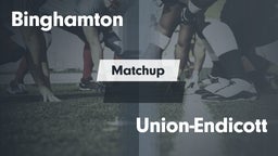 Matchup: Binghamton vs. Union-Endicott  2016