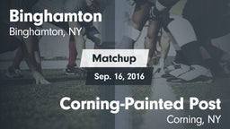 Matchup: Binghamton vs. Corning-Painted Post  2016