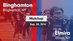 Matchup: Binghamton vs. Elmira  2016