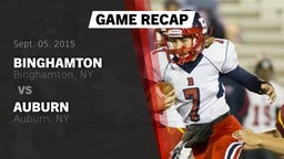 Recap: Binghamton  vs. Auburn  2015