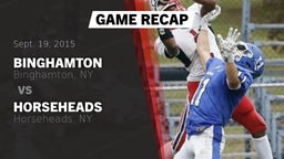 Recap: Binghamton  vs. Horseheads  2015