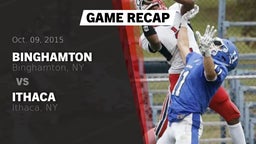 Recap: Binghamton  vs. Ithaca  2015