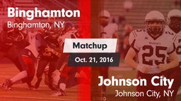 Matchup: Binghamton vs. Johnson City  2016