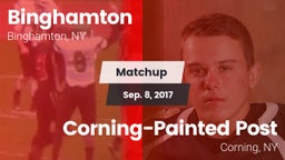 Matchup: Binghamton vs. Corning-Painted Post  2017