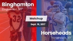 Matchup: Binghamton vs. Horseheads  2017