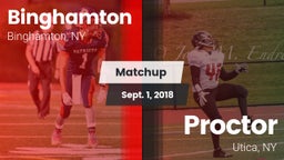 Matchup: Binghamton vs. Proctor  2018