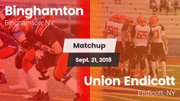 Matchup: Binghamton vs. Union Endicott 2018