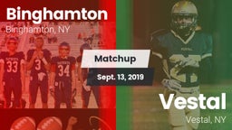 Matchup: Binghamton vs. Vestal  2019