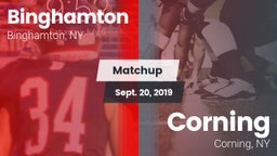 Matchup: Binghamton vs. Corning  2019