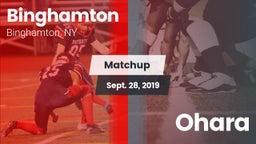 Matchup: Binghamton vs. Ohara 2019