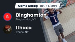 Recap: Binghamton  vs. Ithaca  2019