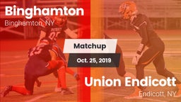 Matchup: Binghamton vs. Union Endicott 2019